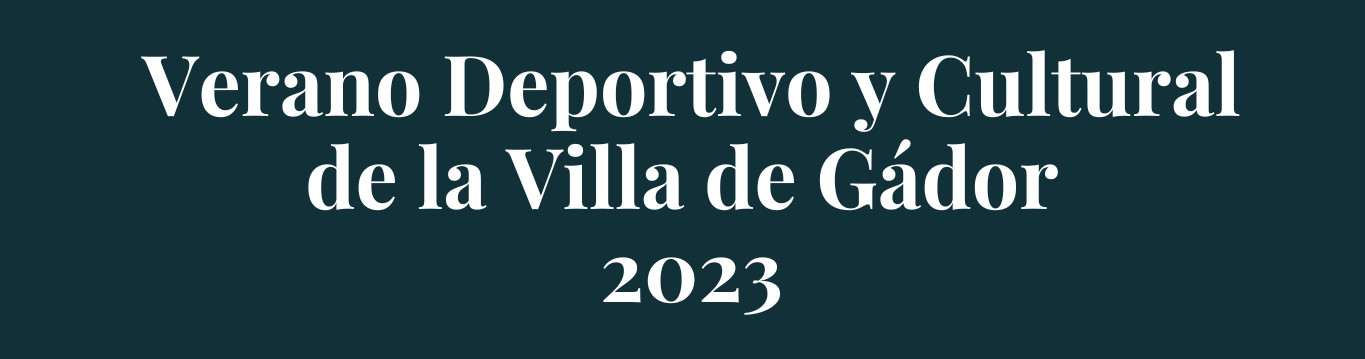 VERANO GÁDOR 2023